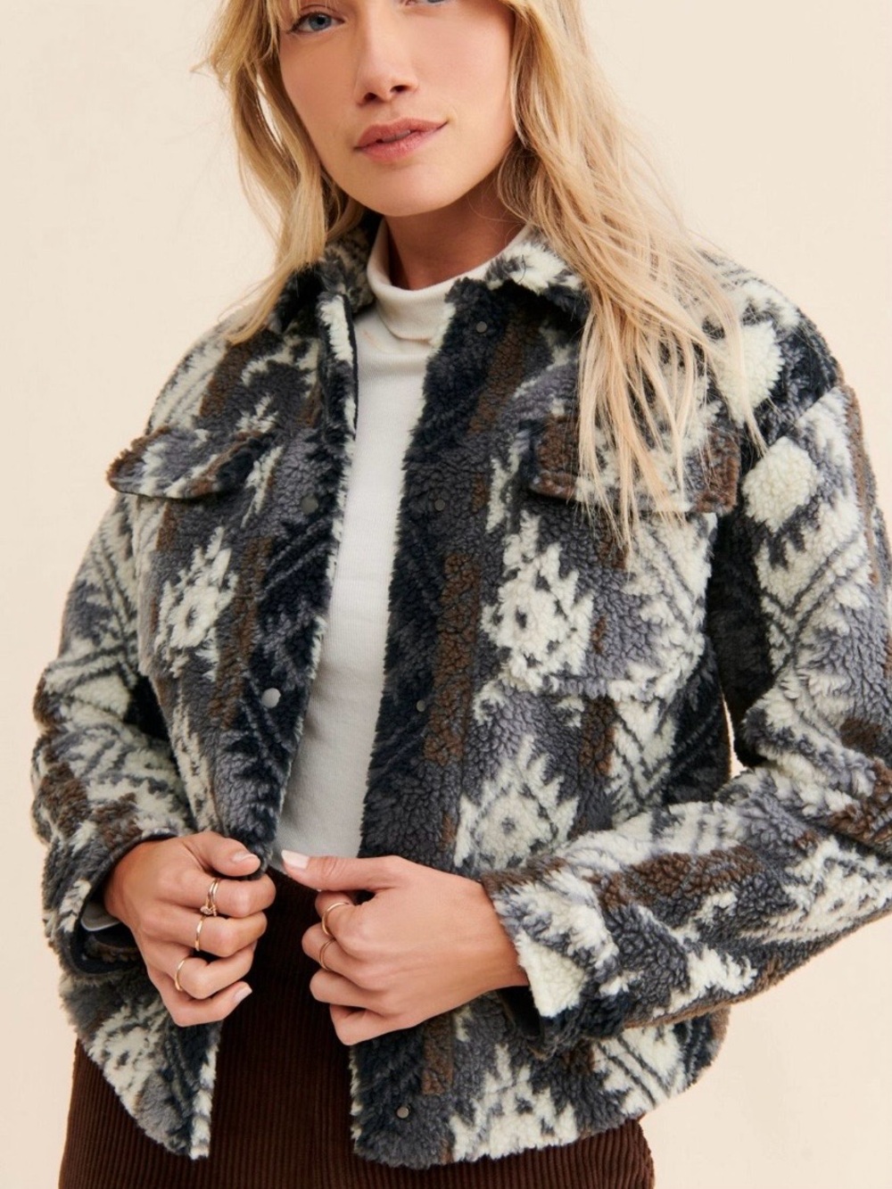 Anthropologie Ruby + Ed Sherpa Jacket